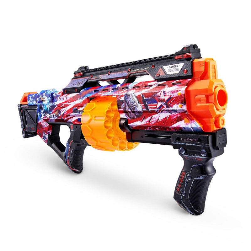 X-Shot SKINS Last Stand Dart Blaster - Defense Force by ZURU (LOCAL PICKUP ONLY)