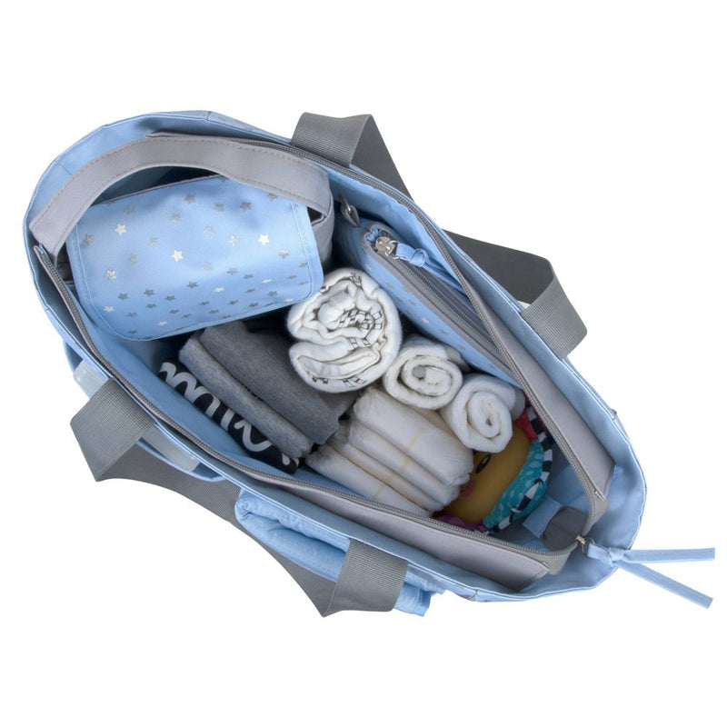 Baby Essentials Diaper Bag 5-in-1 - Blue