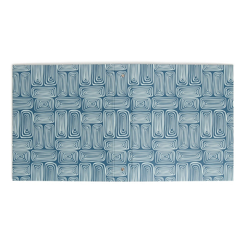U Brands 1" Binder 3 Ring Urban Botanical Blue