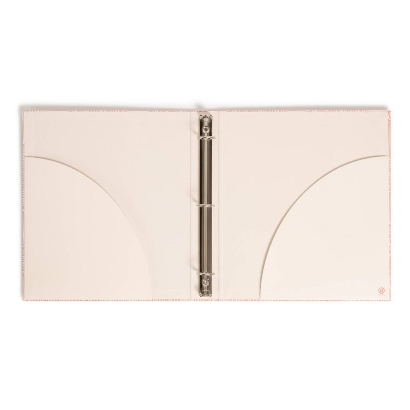 U Brands 1" Binder 3 Ring Urban Botanical Blush