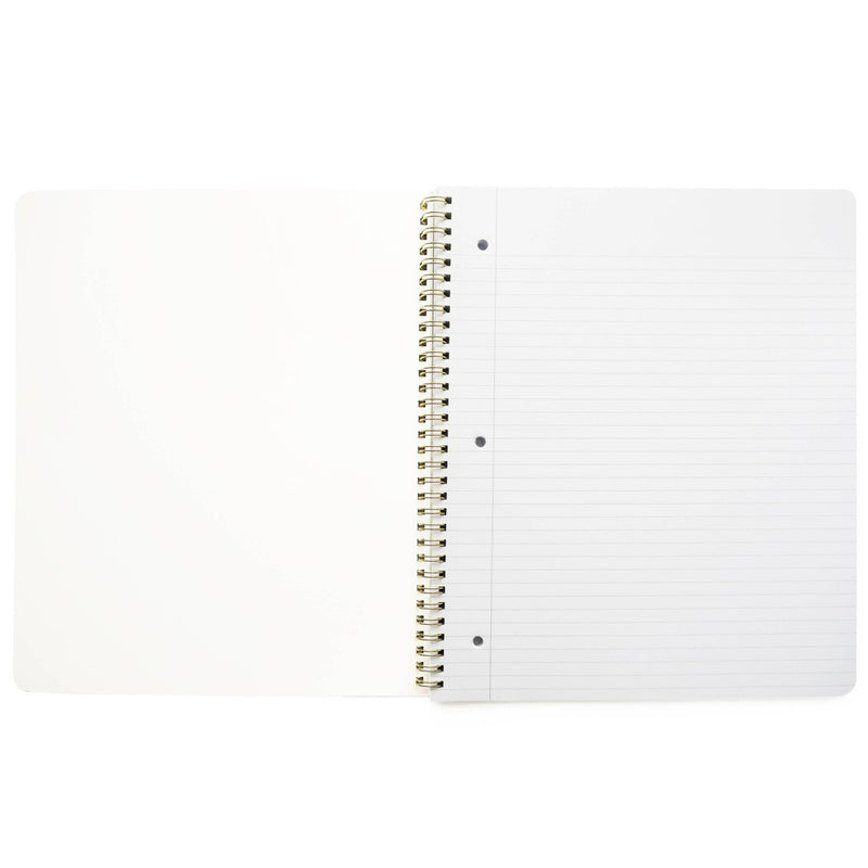 Notebook Collective 70 Sheets 1 Subject College Ruled Spiral Notebook Ping Pong