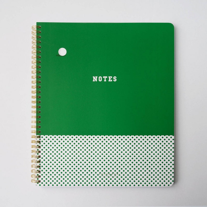 Notebook Collective 70 Sheets 1 Subject College Ruled Spiral Notebook Ping Pong
