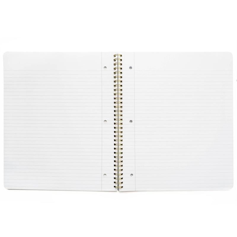 Notebook Collective 70 Sheets 1 Subject College Ruled Spiral Notebook Ping Pong