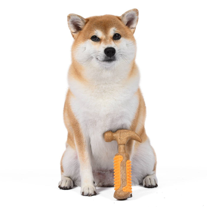 Arm & Hammer Wood Mix Hammer Dog Toy - 7"