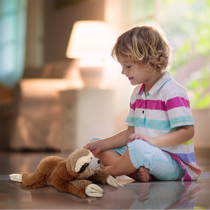 FAO Schwarz 15" Sloth Cuddly Stuffed Animal Plush, Ultra-Soft Fur