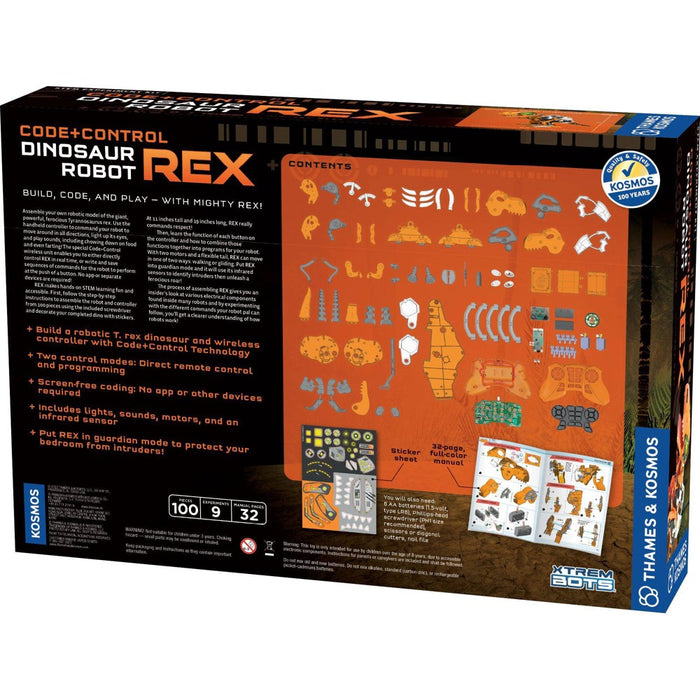 Thames & Kosmos Code+Control: Dinosaur Robot: REX
