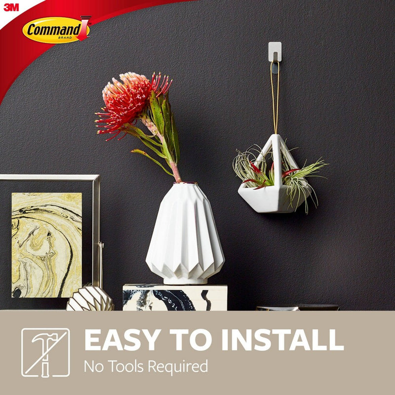 Command 10pk Small Stainless Steel Hooks