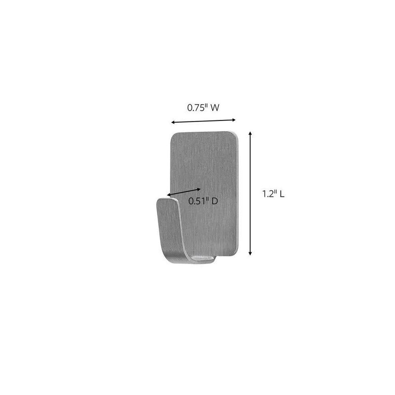 Command 10pk Small Stainless Steel Hooks