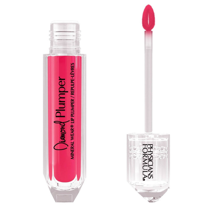 Physicians Formula Mineral Wear Diamond Glow Lip Plumper - Pink Radiant Cut - 0.17 fl oz