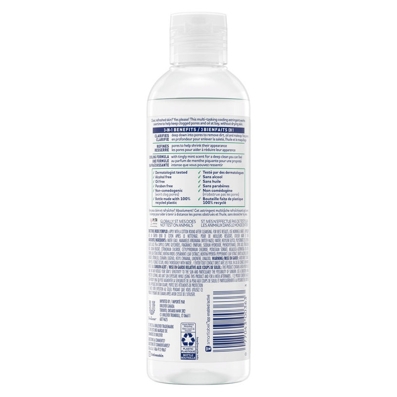 St. Ives Mint & Tea Tree Deep Cleanse 3-in-1 Daily Astringent Face Toner - 8.5 fl oz