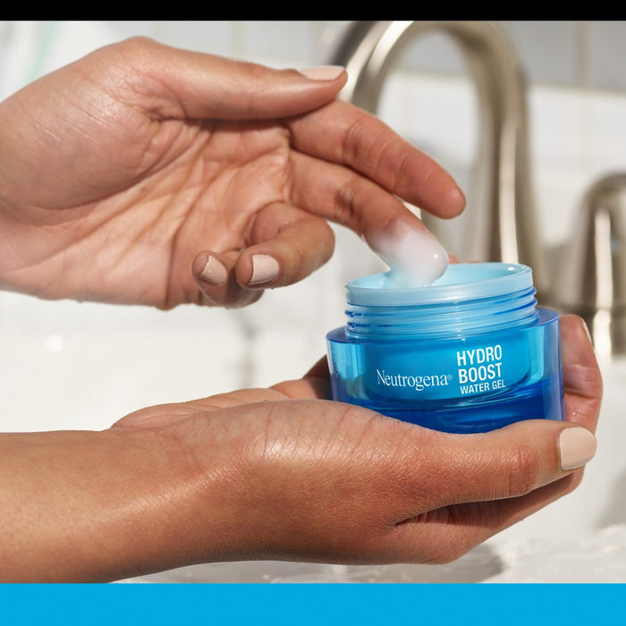 Neutrogena Hydro Boost Hyaluronic Acid Water Gel Face Moisturizer for Dry Skin - Fragrance Free - 1.7 fl oz