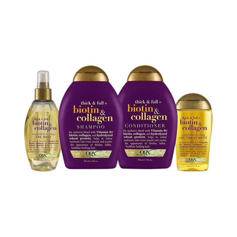 OGX Thick & Full + Biotin & Collagen Volumizing Conditioner for Thin Hair - 13 fl oz