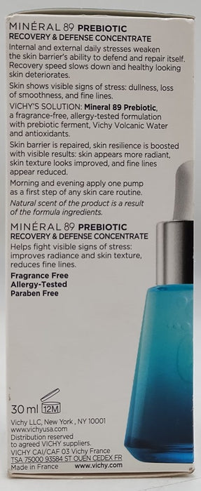 Vichy Mineral 89 Prebiotic Concentrate Anti-Aging Face Serum - 1.014 fl oz