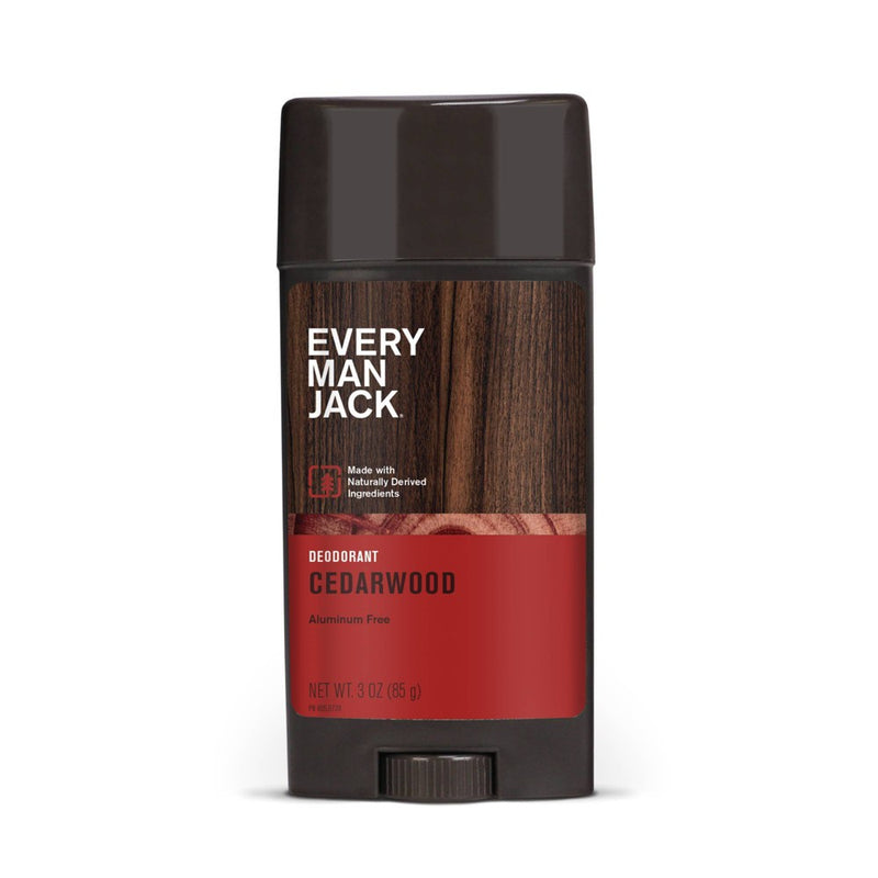 Every Man Jack Cedarwood Men's Deodorant - Aluminum Free Natural Deodorant - 3oz