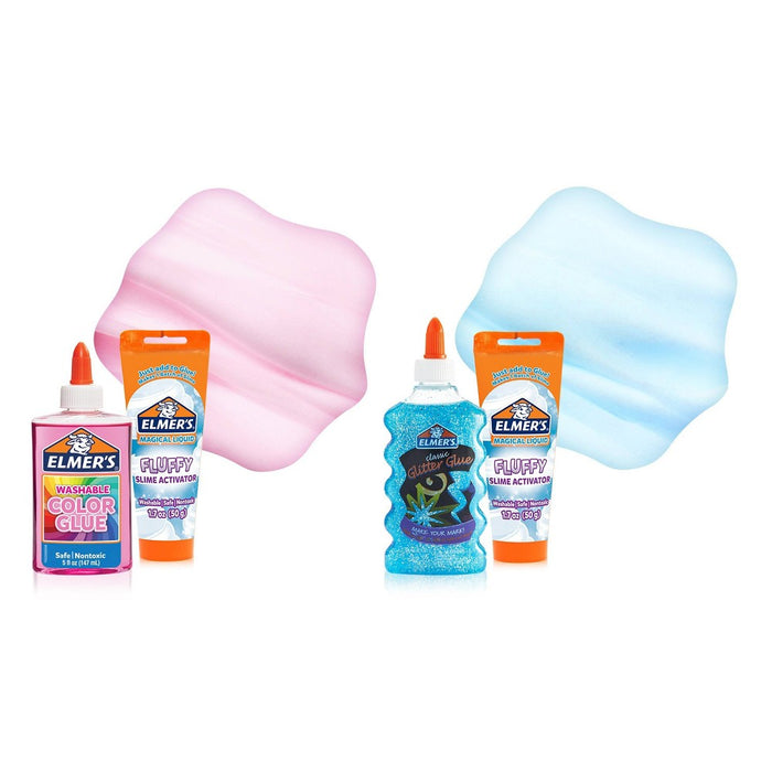 Elmer's 4pc Fluffy Slime Kit
