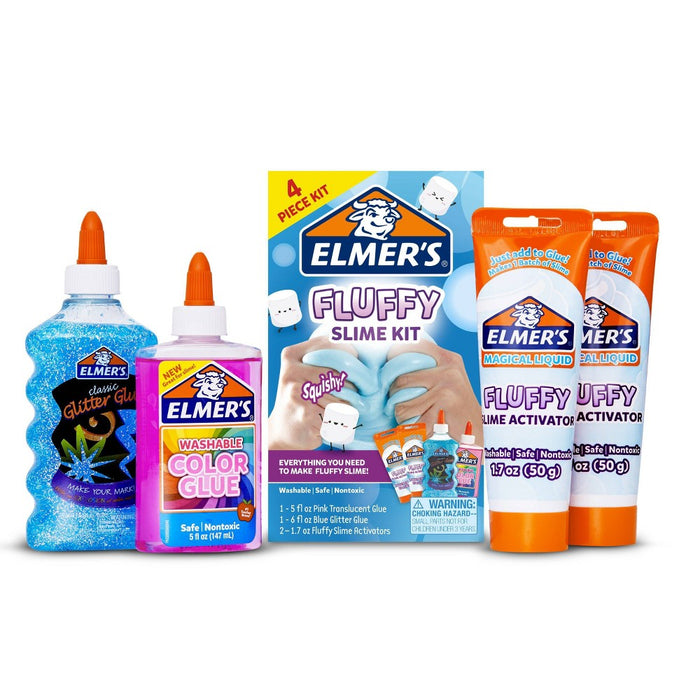 Elmer's 4pc Fluffy Slime Kit