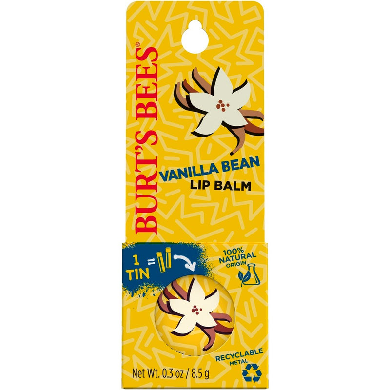 Burt's Bees Tin Lip Balm - Vanilla Bean - 0.3oz