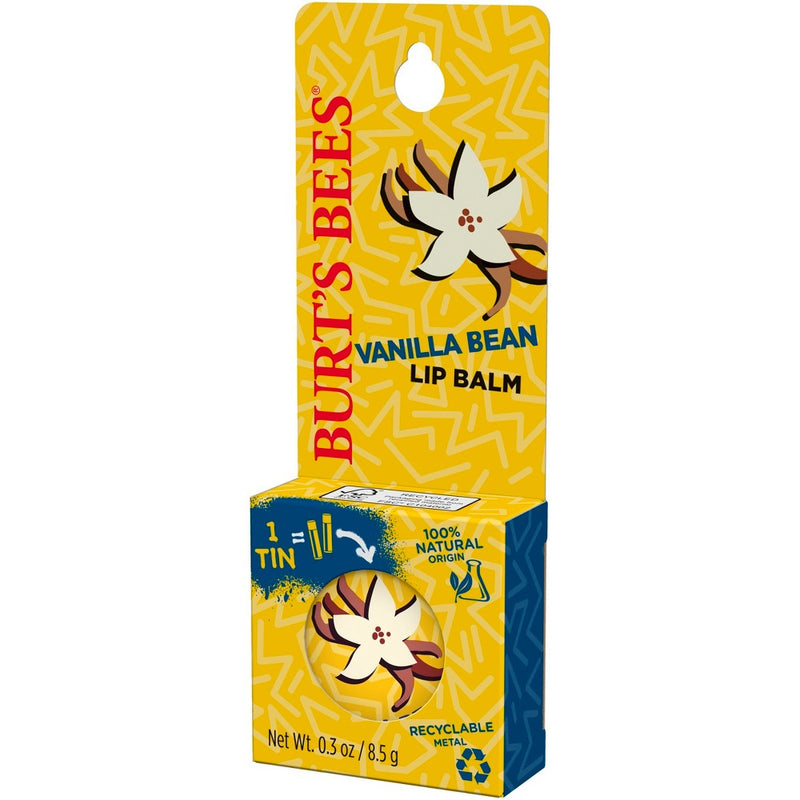 Burt's Bees Tin Lip Balm - Vanilla Bean - 0.3oz