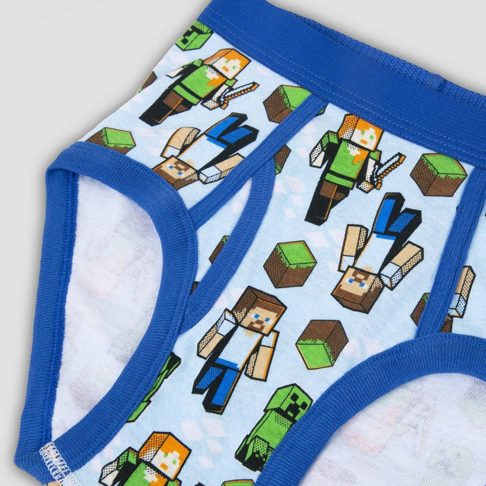 Boys' Mojang Minecraft 5pk Briefs Underwear - 8