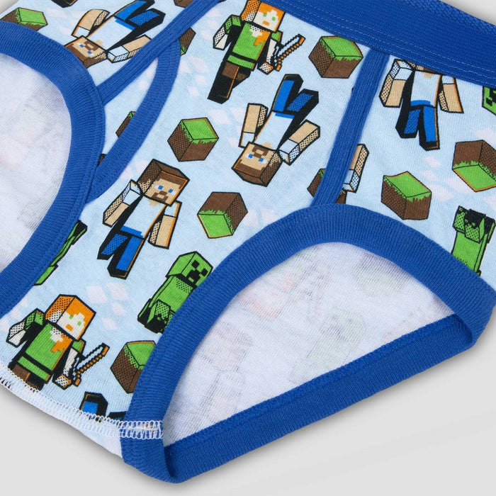 Boys' Mojang Minecraft 5pk Briefs Underwear - 8
