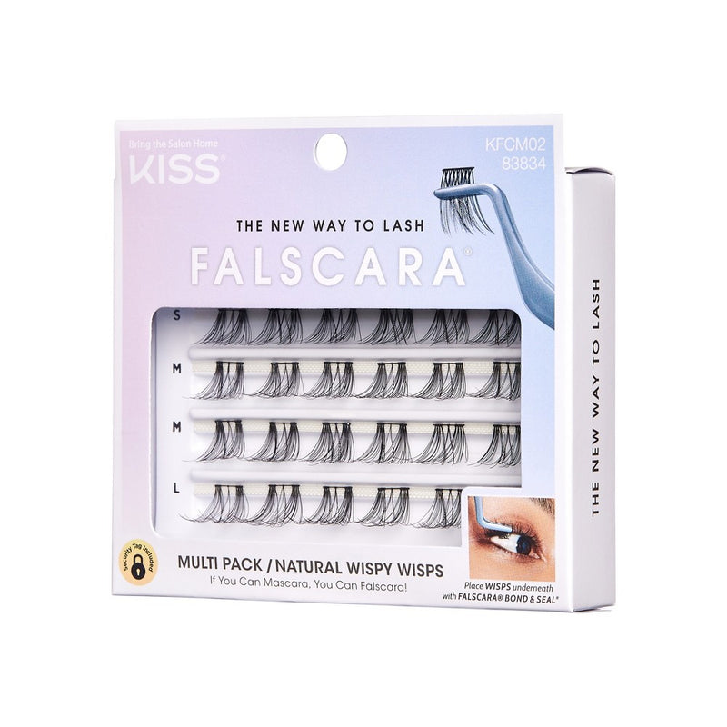 KISS Products Falscara Natural Wispy False Eyelash Clusters Multipack - 24ct