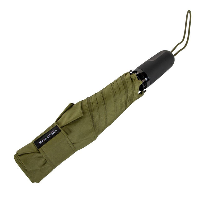 ShedRain Auto Open Auto Close Compact Umbrella - Moss Green