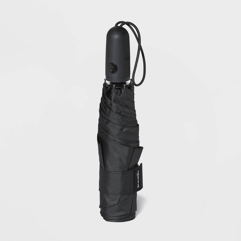 ShedRain Auto Open Auto Close Compact Umbrella - Black
