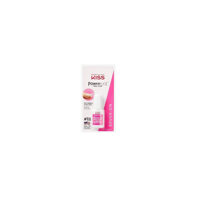 KISS PowerFlex Brush-On Nail Glue - 0.17oz