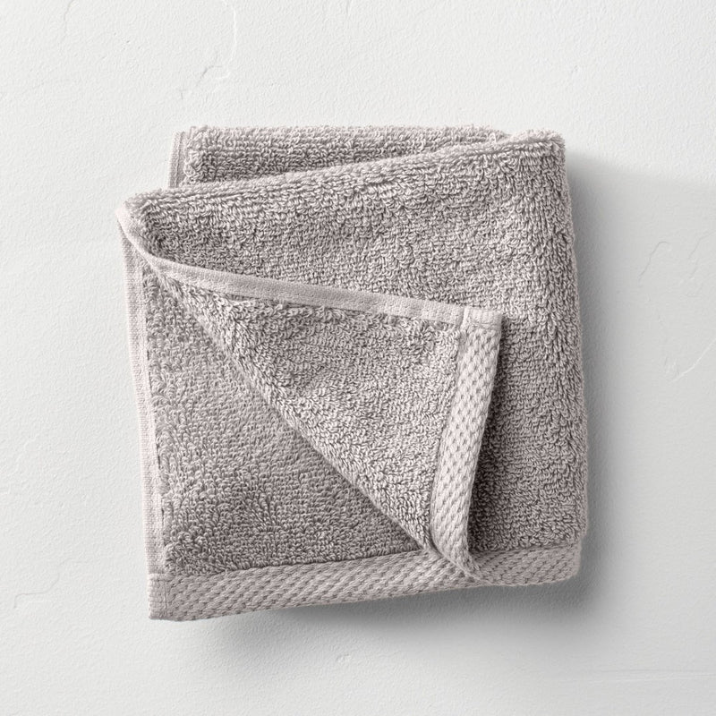 Organic Washcloth Gray - Casaluna