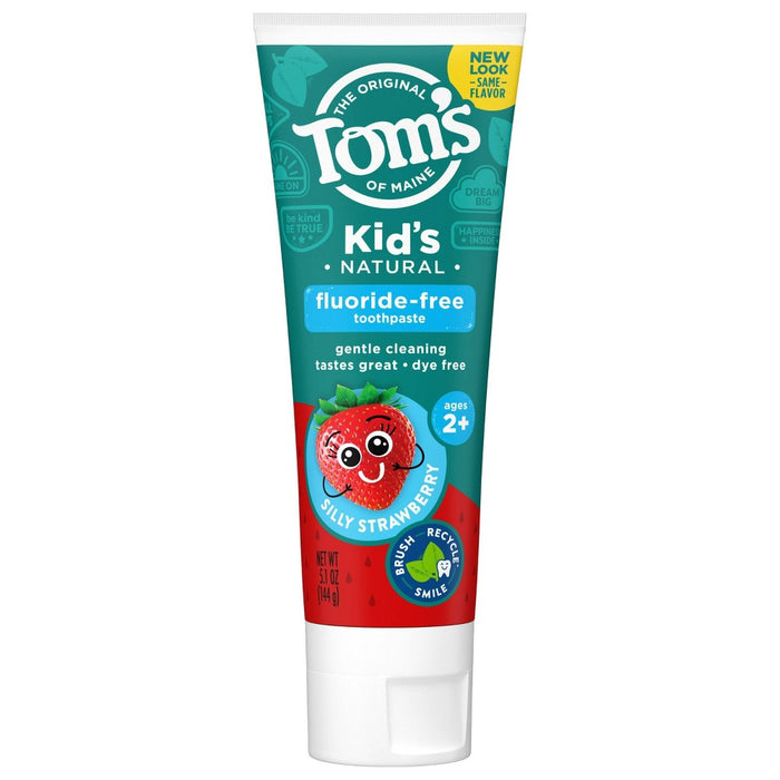 Tom's of Maine Silly Strawberry Children's Fluoride-Free Toothpaste - 5.1oz