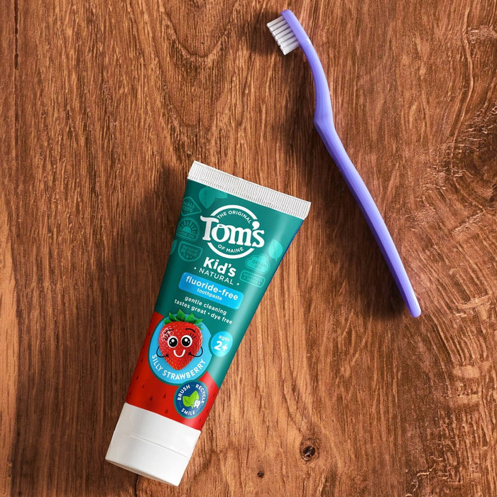 Tom's of Maine Silly Strawberry Children's Fluoride-Free Toothpaste - 5.1oz