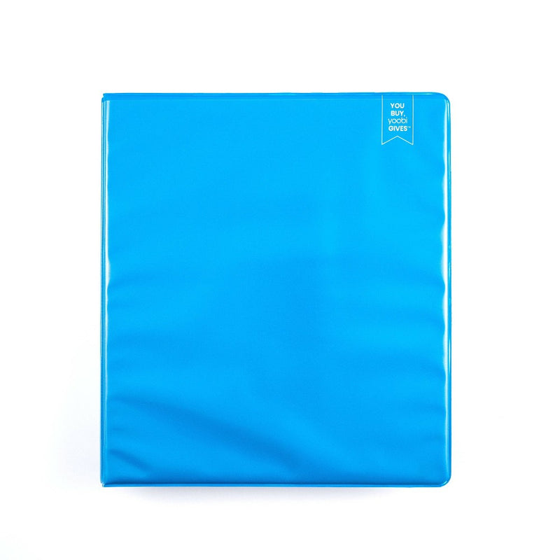 1" 275 Sheet Ring Binder Blue - Yoobi
