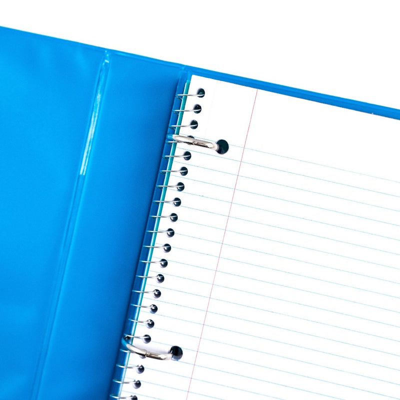 1" 275 Sheet Ring Binder Blue - Yoobi