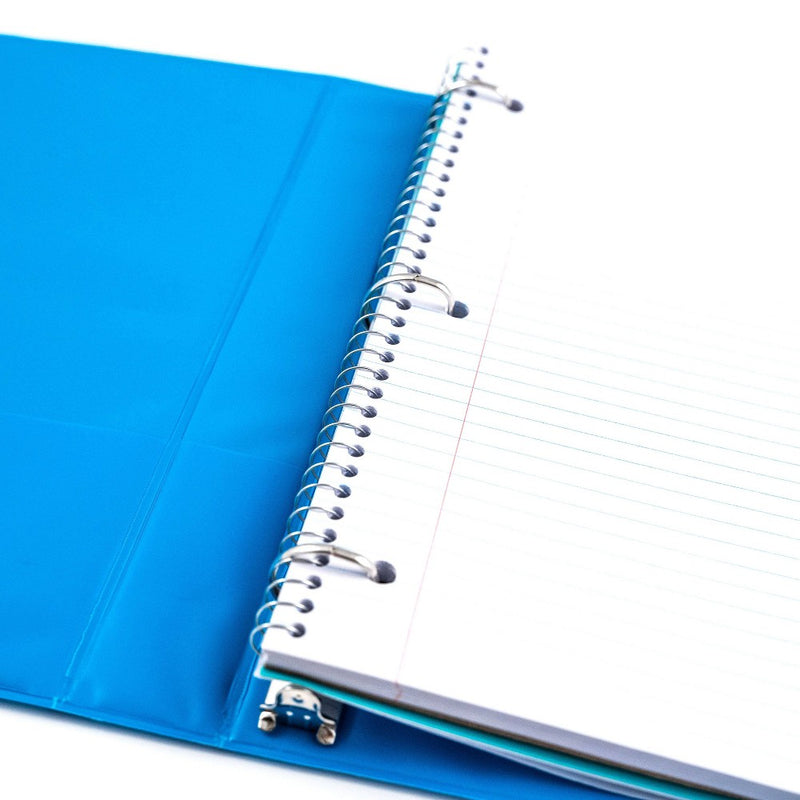 1" 275 Sheet Ring Binder Blue - Yoobi
