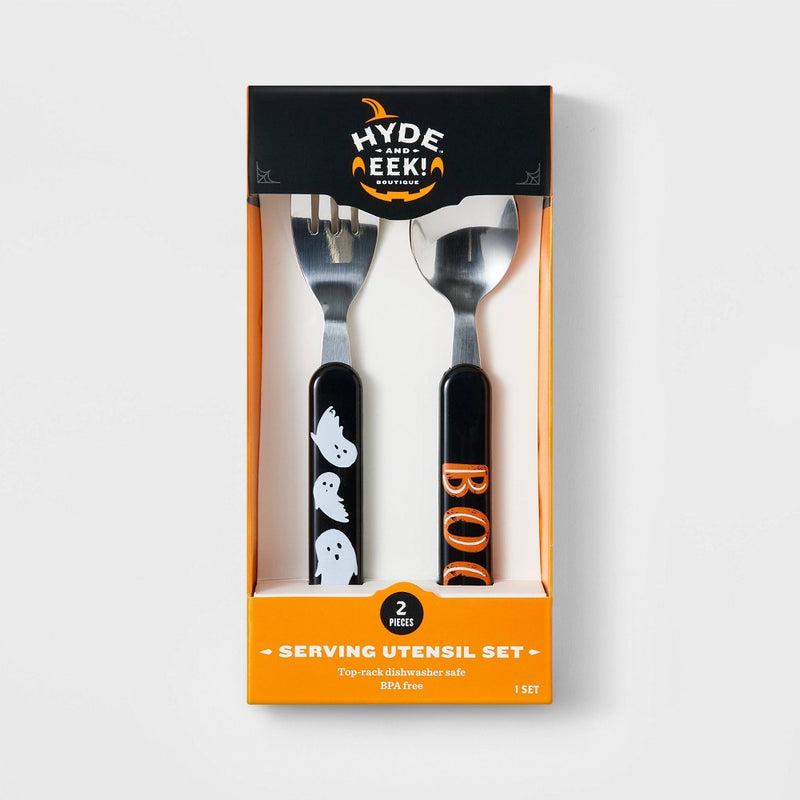 2pc Flatware Set Black - Hyde & EEK! Boutique