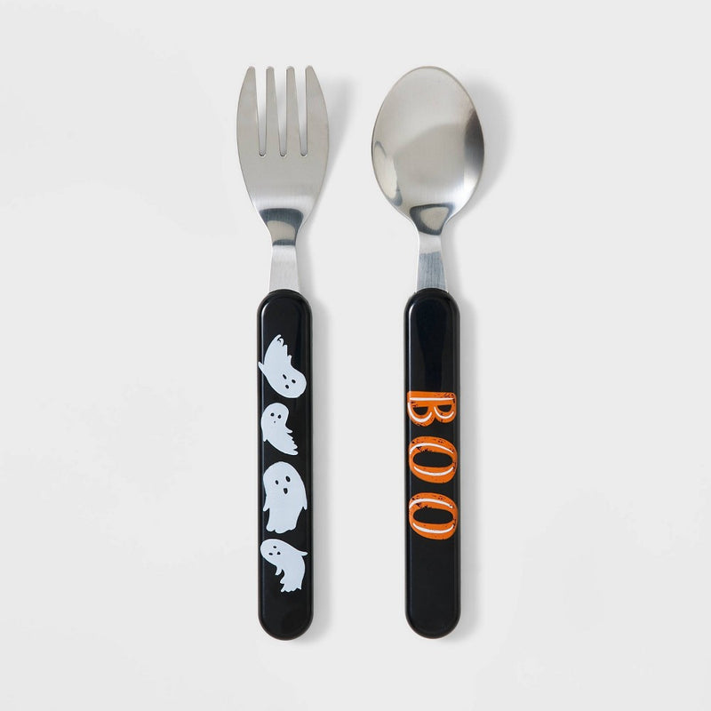 2pc Flatware Set Black - Hyde & EEK! Boutique
