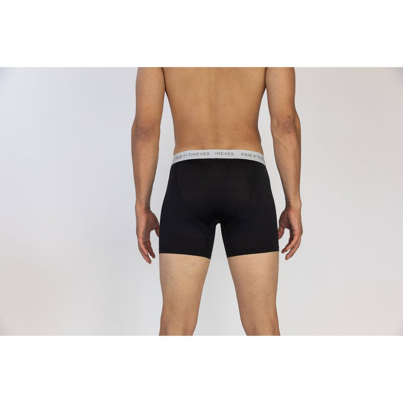 Pair of Thieves Men's Super Fit Boxer Briefs 2pk - Galaxy/Black M