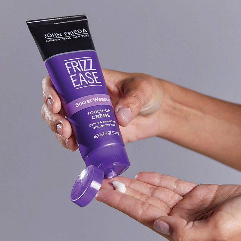 John Frieda Frizz Ease Secret Weapon Touch-Up Creme, Anti Frizz Styling, Calm Frizzy Hair Avocado Oil - 4oz