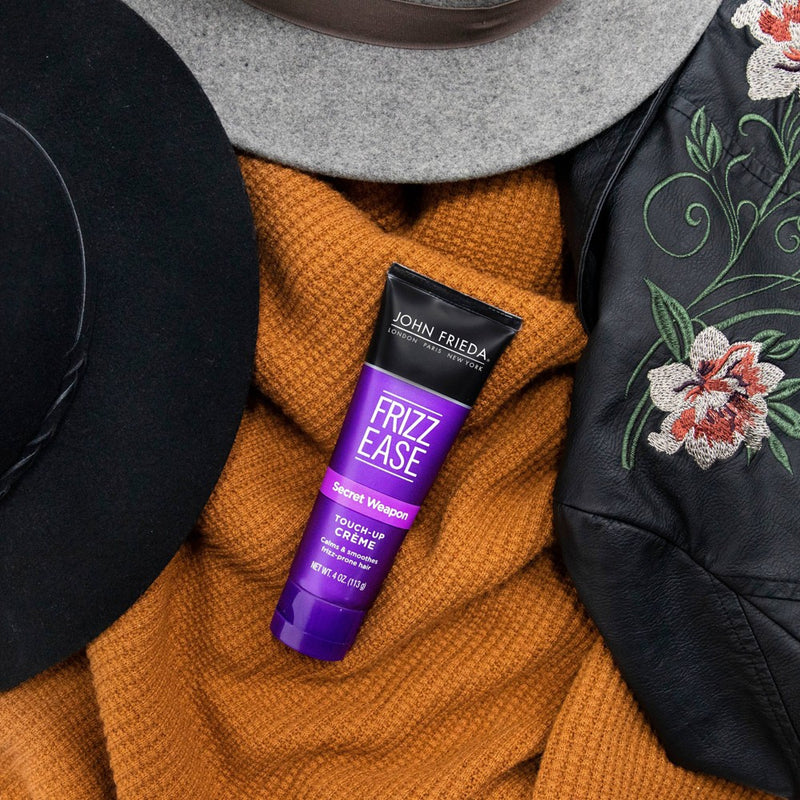 John Frieda Frizz Ease Secret Weapon Touch-Up Creme, Anti Frizz Styling, Calm Frizzy Hair Avocado Oil - 4oz