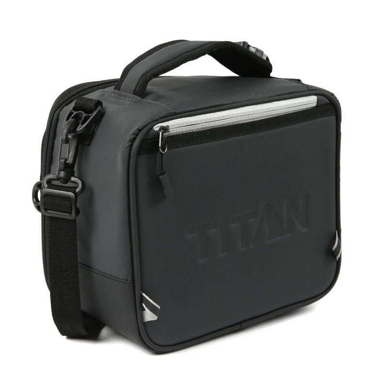 Arctic Zone Fridge Cold EVA Molded Lunch Box - Black/Silver