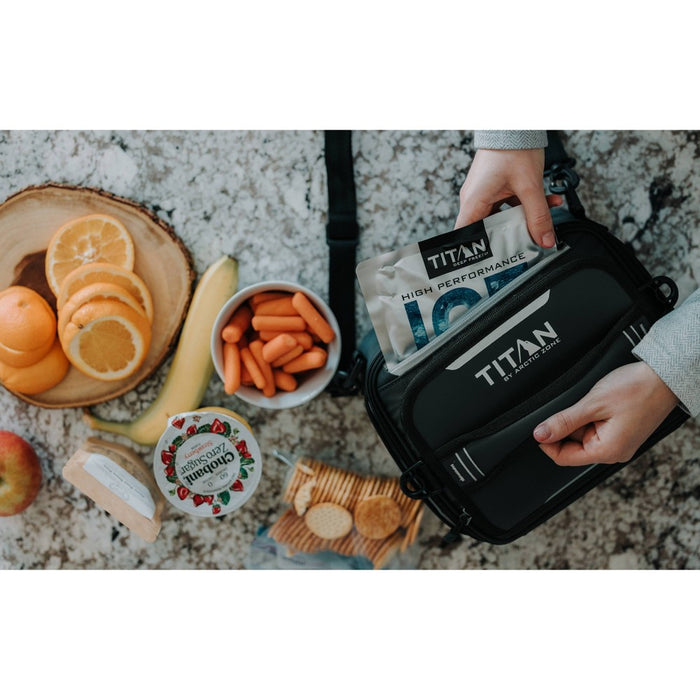 Arctic Zone Fridge Cold EVA Molded Lunch Box - Black/Silver