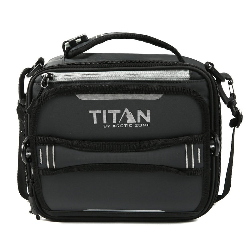 Arctic Zone Fridge Cold EVA Molded Lunch Box - Black/Silver