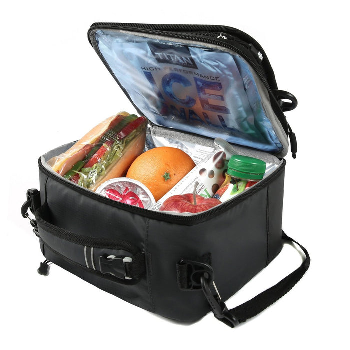 Arctic Zone Fridge Cold EVA Molded Lunch Box - Black/Silver