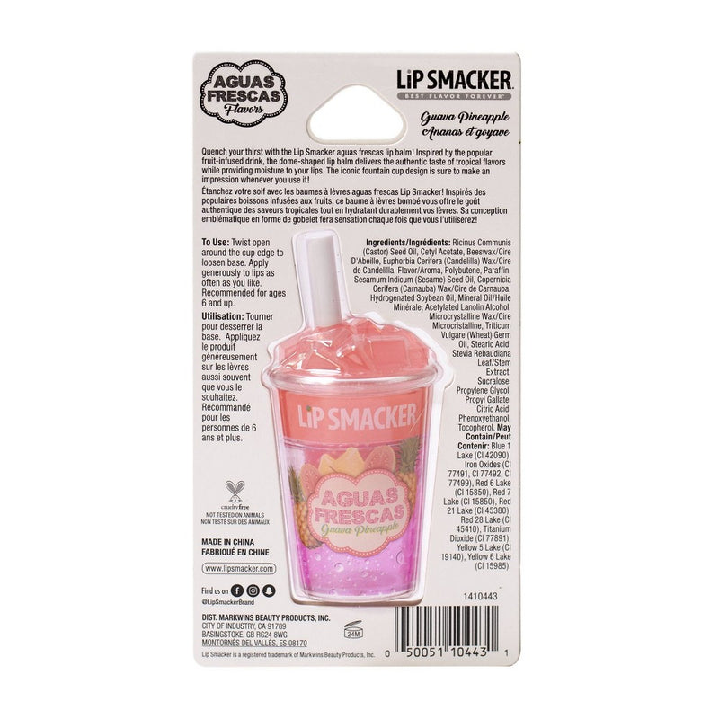 Lip Smacker Aguas Frescas Lip Balm - Guava Pineapple - 0.26oz