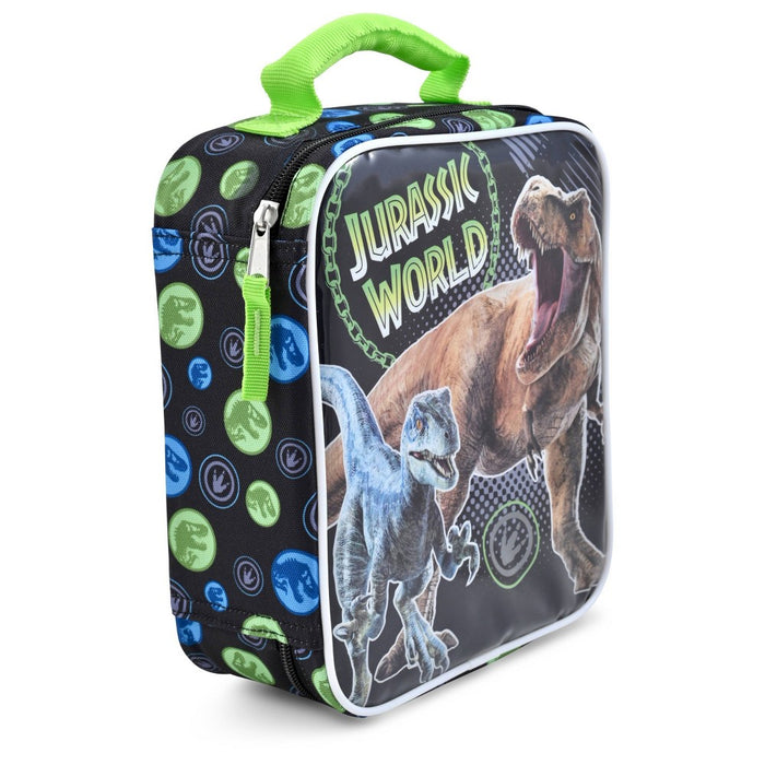 Jurassic World North-South Kids' Lunch Bag - Black