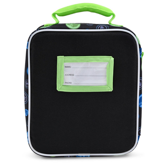 Jurassic World North-South Kids' Lunch Bag - Black