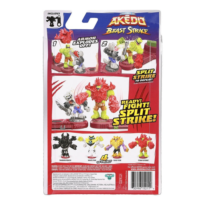 Legends of Akedo Beast Strike Battle Giants White Paw Action Figure
