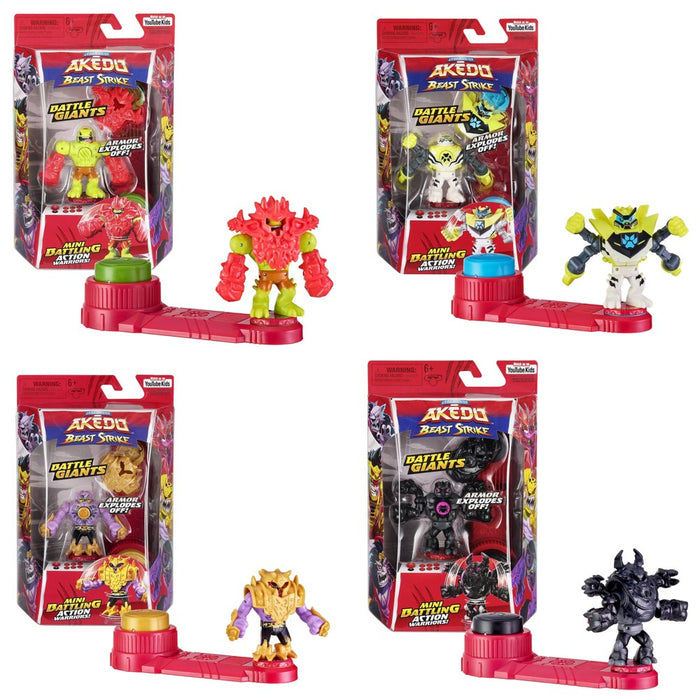 Legends of Akedo Beast Strike Battle Giants White Paw Action Figure