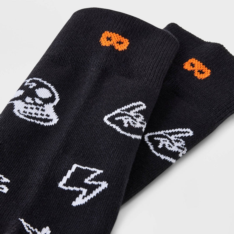Pair of Thieves Men's Rock & Roll Cushion Crew Socks - Black 6-12