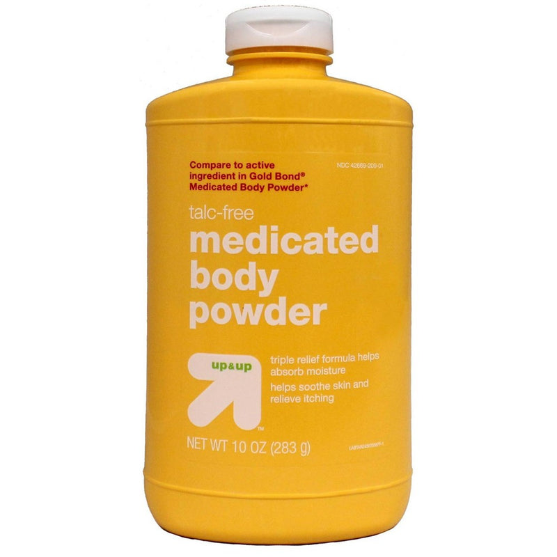 Medicated Body Powder Talc Free - 10oz - up & up